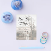 Budget Photo Wedding Invitation Flyer (Enkel)