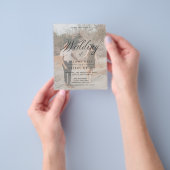 Budget Photo Wedding Invitation Flyer (Hand)