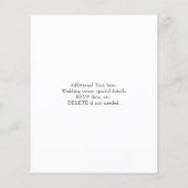 Budget Photo Wedding Invitation Flyer (Achterkant)