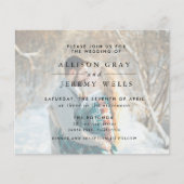 Budget Photo Wedding Invitation Landscape Flyer (Voorkant)