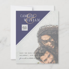 Budget Photo Wedding Invitation Mixed Colors