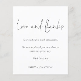 Budget Photo Wedding Love and Bedankt Script