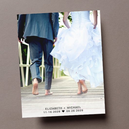 Budget Photo Wedding Reception Invitation