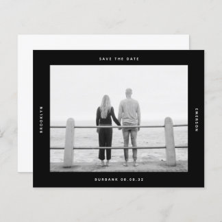 BUDGET Photo Wedding Save the Date Kaart