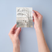 Budget Photo Wedding Uitnodiging Flyer (Hand)