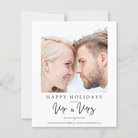 Budget Photo Whimsical MR & MRS-kerstbruiloft (Voorkant)