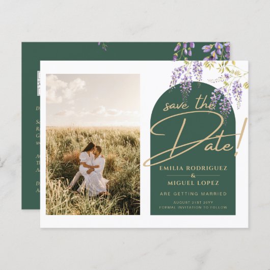 Budget PHOTO Wisteria Wedding Dave Dates (Voorkant / Achterkant)