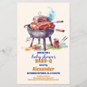 Budget picknickdoek Baby Q Baby shower Flyer (Voorkant)