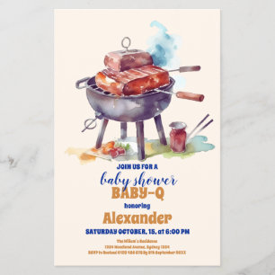 Budget picknickdoek Baby Q Baby shower Flyer
