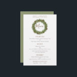 Budget Pine Cone Wreated Kerstbruilding Menu<br><div class="desc">Budget Pine Cone Wreath Kerstbruilding Menu. Een budget van 5, 5 x 8, 5 inch op een elegant LINEN-bestand van 110 lb - voor een luxe die zich voordelig voelt, is dit ideaal voor menu's, uitnodigingen en programma's, enz. Dit begrotingsgroottealternatief is ook beschikbaar in andere papieren keuzes. De SEMI-GLOSS 110...</div>