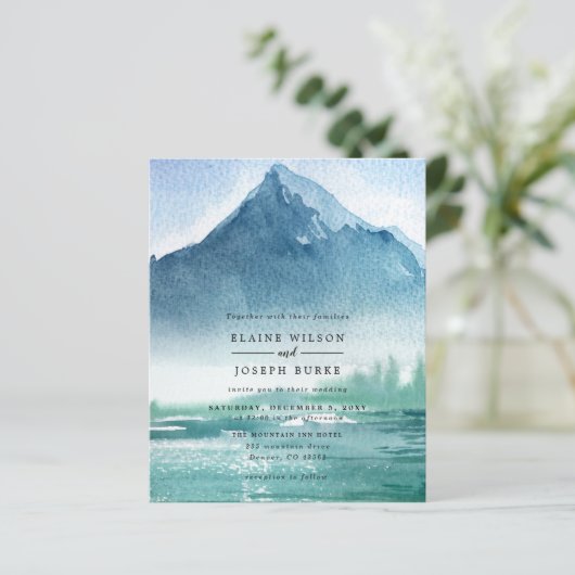 Budget Pine Mountains Lake Wedding (Staand voorkant)