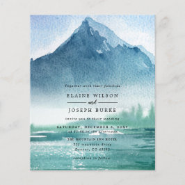 Budget Pine Mountains Lake Wedding