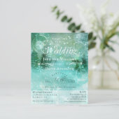 Budget Pine Tree Foto Winter Wonderland Wedding (Staand voorkant)