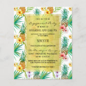 Budget Pineappel & Hibiscus Engagement Party (Voorkant)