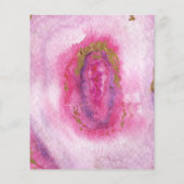 Budget Pink and Gold Agate Wedding Invitation (Achterkant)