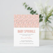 Budget Pink Girl Baby Sprinkle Pattern (Staand voorkant)
