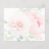 Budget Pink Gold Tiara Floral Sweet 16 Uitnodiging (Achterkant)