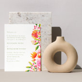 Budget Pink Green Floral Weddenschap