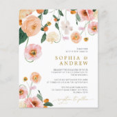 Budget Pink Poppy Floral Wedding (Voorkant)