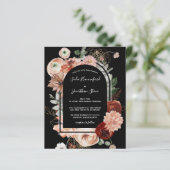 Budget Pink Terracotta Floral Wedding (Staand voorkant)