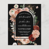 Budget Pink Terracotta Floral Wedding (Voorkant)
