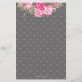 Budget Pink Umbrella Girl Baby shower (Achterkant)