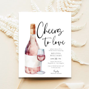 Budget Pink Wine Cheers to Love Vrijgezellenfeest
