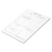 Budget Planner Inkomen en Uitgaven Tracker Layout Notitieblok (Schuin)
