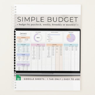 Budget Planner voor Google Sheets, Maandelijks bud
