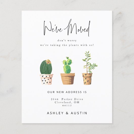 Budget Plant Lover Fun We hebben de aankondiging v Flyer (Voorkant)