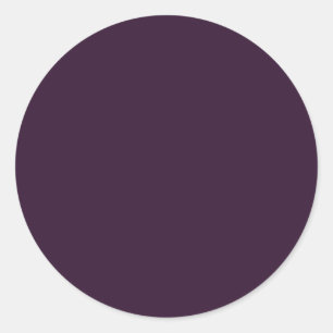 BUDGET PLAUMS PAARSE Monochroom Sjabloon Ronde Sticker