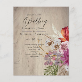 BUDGET Plum Cinnamon Wedding Herfst Florals