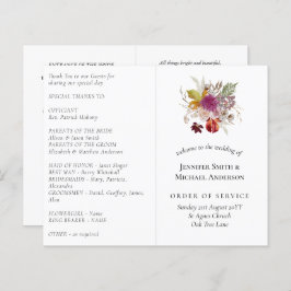 BUDGET Plum Cinnamon Wedding Herfst Florals