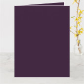 BUDGET PLUM PURPER Monochroom Sjabloon (Gele Bloem)