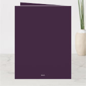 BUDGET PLUM PURPER Monochroom Sjabloon (Achterkant)
