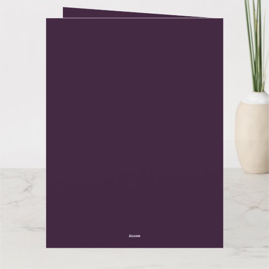 BUDGET PLUM PURPER Monochroom Sjabloon (Achterkant)