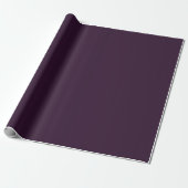 BUDGET PLUM PURPER Monochroom Sjabloon Cadeaupapier (Uitgerold)