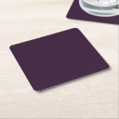 BUDGET PLUM PURPER Monochroom Sjabloon Kartonnen Onderzetters (Schuin)