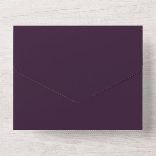 BUDGET PLUM PURPLE Monochroom Sjabloon (Achterkant)
