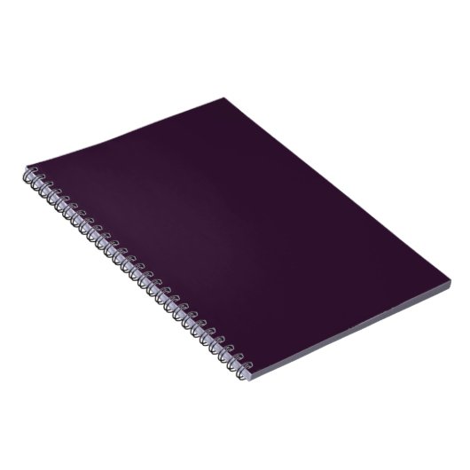 BUDGET PLUM PURPLE Monochroom Sjabloon Notitieboek (Rechterzijde)