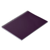 BUDGET PLUM PURPLE Monochroom Sjabloon Notitieboek (Linkerzijde)