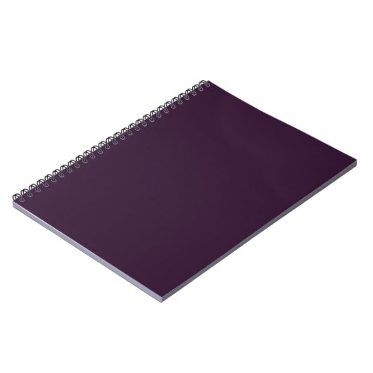 BUDGET PLUM PURPLE Monochroom Sjabloon Notitieboek (Linkerzijde)