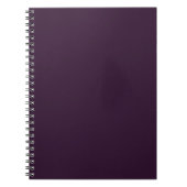 BUDGET PLUM PURPLE Monochroom Sjabloon Notitieboek (Voorkant)
