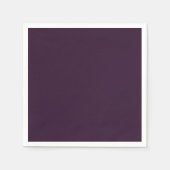 BUDGET PLUM PURPLE Monochroom Sjabloon Servet (Voorkant)