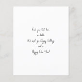 Budget Poinsettia Lijst V Foto Holiday (Achterkant)