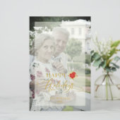 Budget Poinsettias Prettige feestdagen Foto Famili (Staand voorkant)