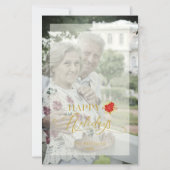 Budget Poinsettias Prettige feestdagen Foto Famili (Voorkant)