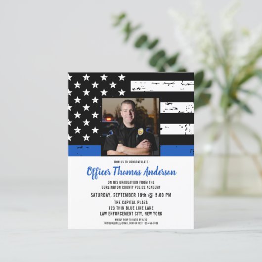 Budget Police Afstuderen Enforcement Foto (Staand voorkant)