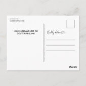 Budget Politie Kerstkrans Blauwe Vlag Vakantie Briefkaart (Achterkant)