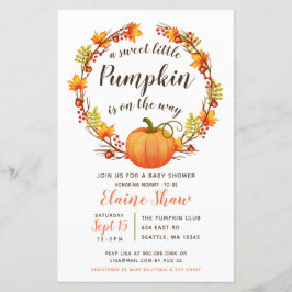 Budget Pompoen Geslacht Neutrale Baby Shower Uitno